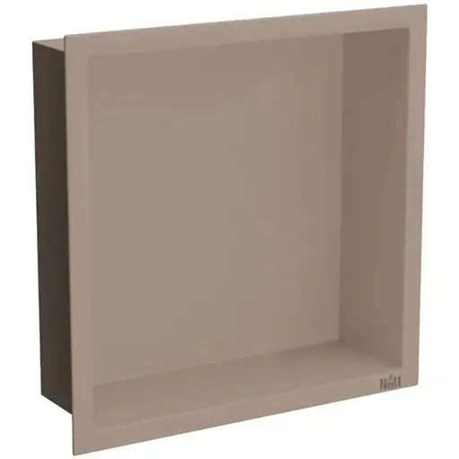 Полка для душа Nett YBr-29, металлическая встраиваемая 30 см бронза - фото 1