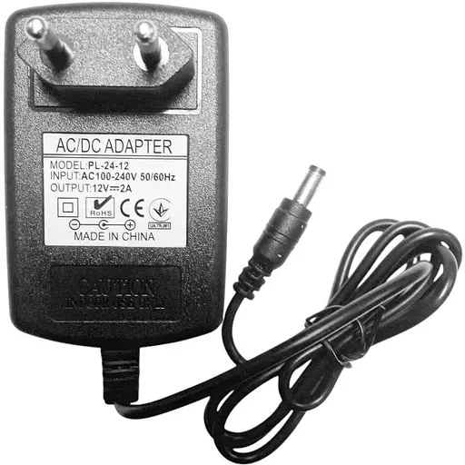 Блок живлення для камер відеоспостереження OEM 12 вольт 2 Ампера 24W PL-24-12 - фото 2