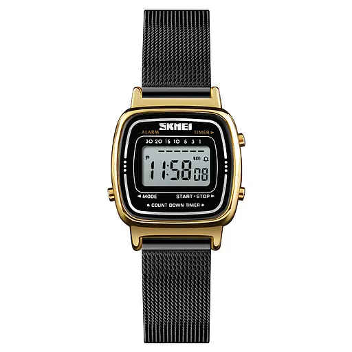 Skmei 1901MHGDBK Gold-Black Mesh