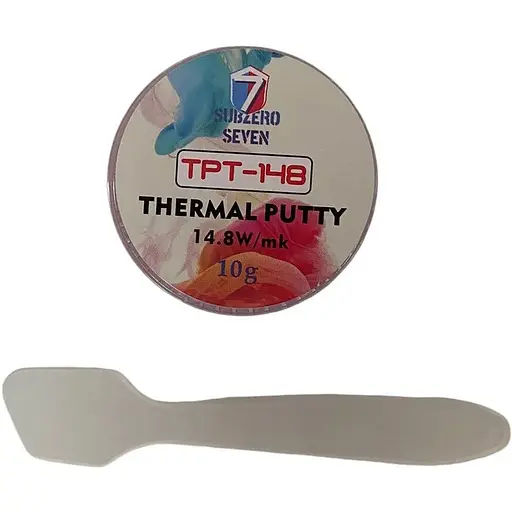 Термопрокладка рідка Subzero Seven TPT-14, 14.8 Вт/мК 10 г зі шпателем (S-TPT-14-10S) - фото 1