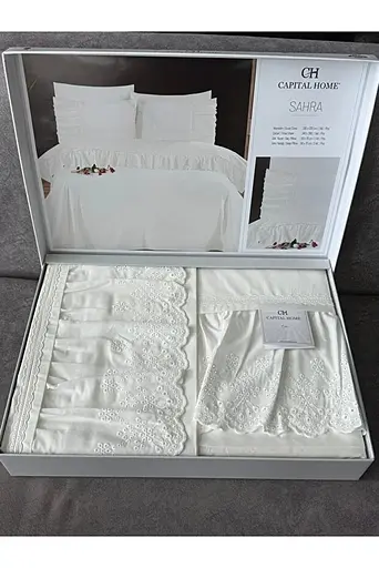 Постільна білизна Sahra Ранфорс Преміум Capital Home pbe0052127 - фото 1