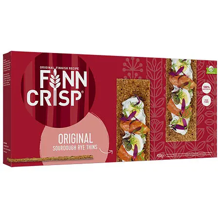 Сухарики Finn Crisp Oringinal taste житні з цілозмеленого борошна 400 г - фото 2