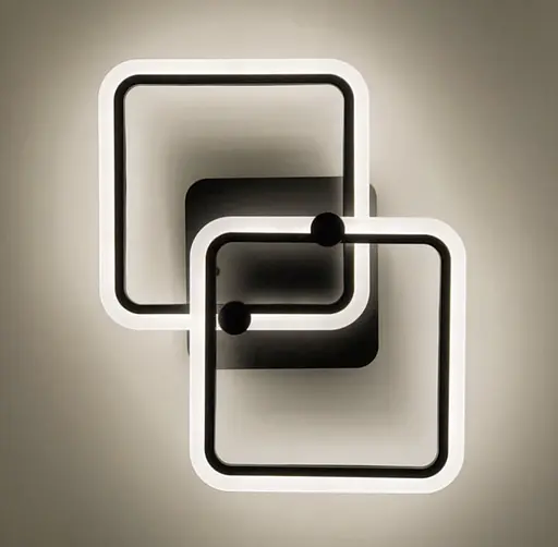 Стельова мінімалістична LED люстра в чорному корпусі Line.F RGB підсвітка Немає - фото 6