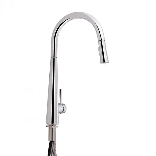 Змішувач для кухні Qtap Evicka 9135103UC з висувним виливом - фото 1