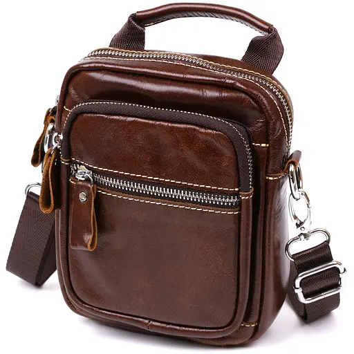 Чоловіча сумка Vintage 15х19х6,5 см sum0020145 - фото 1