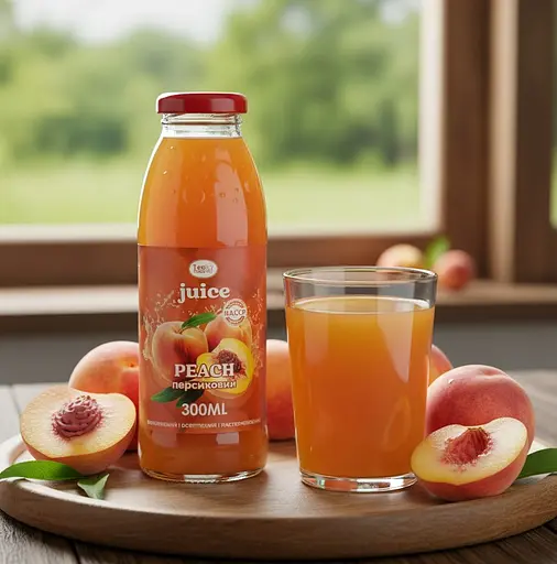 Сік Персиковий 0,300 мл. 12 шт в упаковці - фото 6