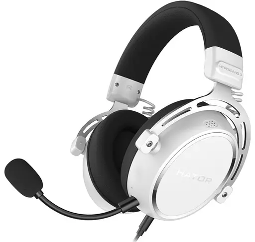 Ігрові навушники з мікрофоном HATOR ESH-06 HYPERGANG 3 USB 7.1 Hi-Res White