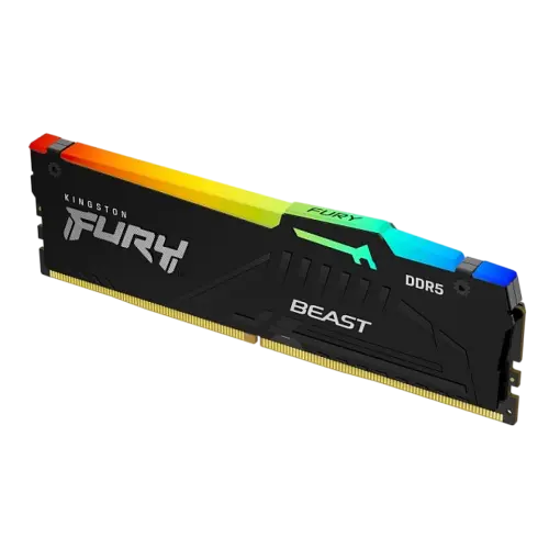 Оперативная память Kingston Fury 16GB DDR5 5600 MHz Beast RGB (ex.HyperX) (KF556C40BBA-16)