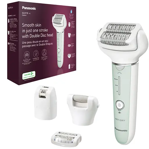 Епілятор Panasonic пінцетний салатово-білий (ES-EY70-G520) - фото 1