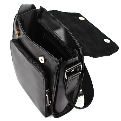 Шкіряна чоловіча сумка через плече TARWA 26х22х6 см nsa0001256 - фото 2