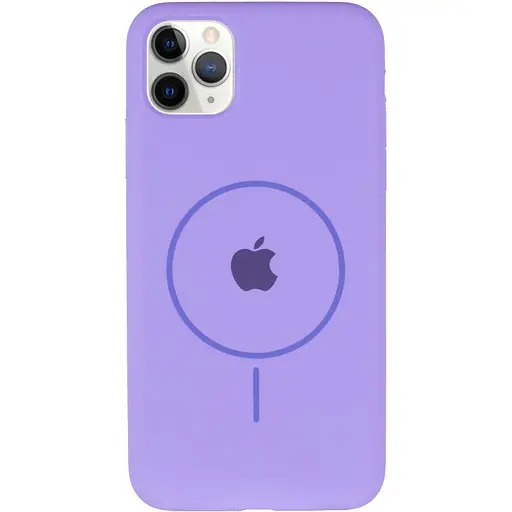 Чохол Epik Silicone Case Full Protective AA with MagSafe для Apple iPhone 11 Pro Max 6.5 Бузковий/Dasheen - фото 2