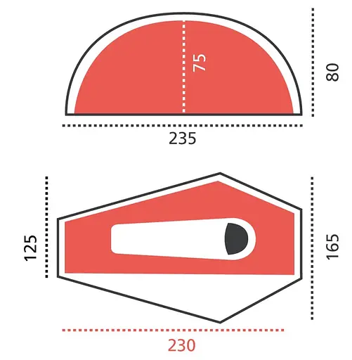 Намет Grand Canyon Apex 1 Alu Capulet Olive (30921258) (DAS302738) - фото 3