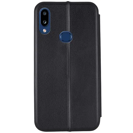 Кожаный чехол-книга Classy для Samsung Galaxy A10s Черный - фото 2