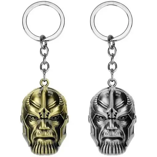 Брелок Infinity 3D Avengers: Infinity War Thanos Танос 3D голова silver.449 - фото 7