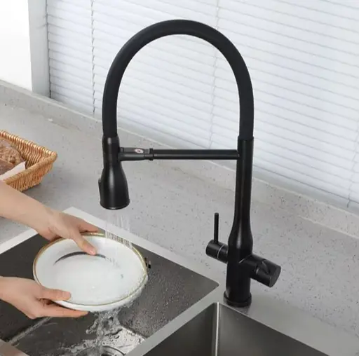 Змішувач для кухні Gappo з виходом для питної води, з гнучким виливом G4399-76 - фото 2