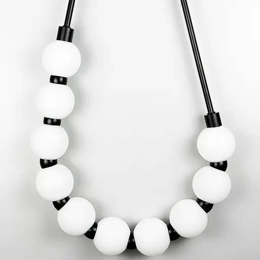 Настенный светильник с акриловыми бусинами в черном корпусе Line F Арт. WFZ1/10 - фото 4