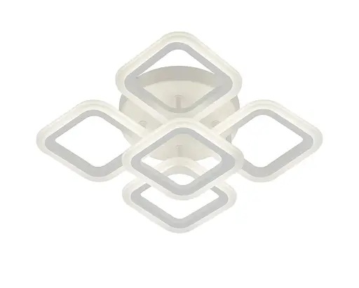 LED Стельова Люстра 5104-4+1S (Білий)