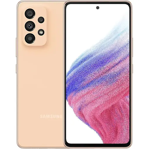 Смартфон Samsung Galaxy A53 6/128GB 5G Peach (A536F/DS)