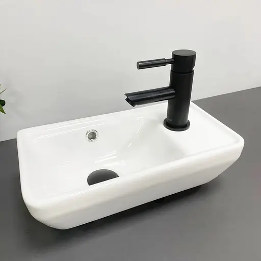 Умивальник VBI Jesi L white підвісний VBI-015614, Білий - фото 1