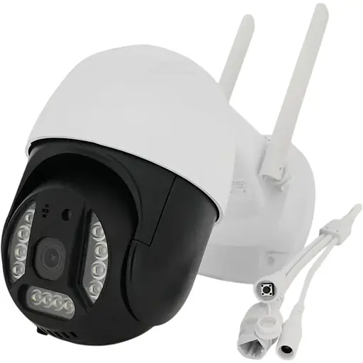 Видеокамера уличная Yoso YO-IPC44D5MP30 с SD/картой PTZ 2.8mm V380 5Мп Wi-Fi