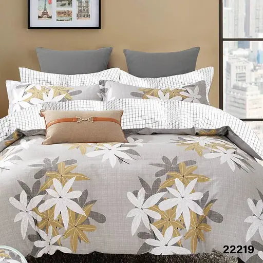 Комплект постільної білизни Viluta полуторний ранфорс 22219 100% бавовна - фото 1