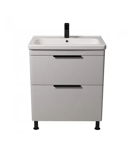 Тумба Мойдодир Freya 70 з умивальником Ipek 70 Білий - фото 8