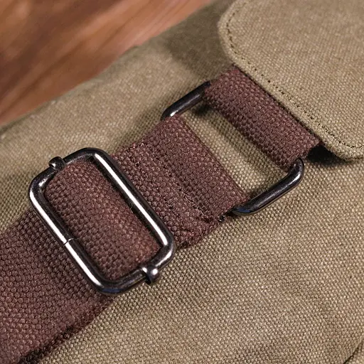 Современная сумка мужская через плечо из плотного текстиля Vintage 15х22х6 см sum0021426 - фото 9