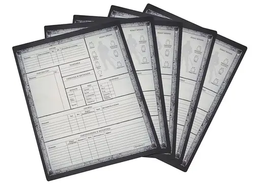 Аксессуар Studio 101 Настольная ролевая игра Вархаммер Фентези 4-е издание . Набор бланков (STWFRP99) - фото 3