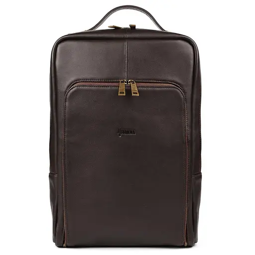 Кожаный мужской рюкзак TARWA 42х28х9 см sum0026179 - фото 1