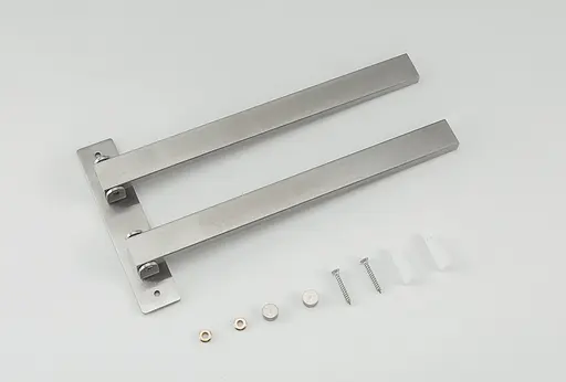 Тримач для рушника Frap F30412 поворотний 2-й нержавіюча сталь 278 мм Нержавіюча сталь - фото 2