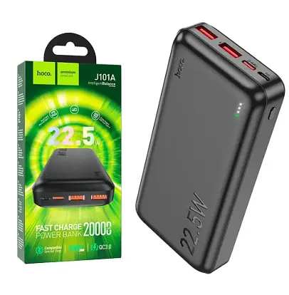 Повербанк Hoco J101A PowerBank 20000 mAh портативный аккумулятор зарядное устройство Черный - фото 6