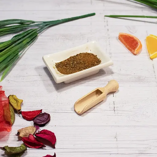 Ложка совок дерев'яний для цукру, спецій та сипучих продуктів 8 см, Woodly Бежевий 86101 - фото 3