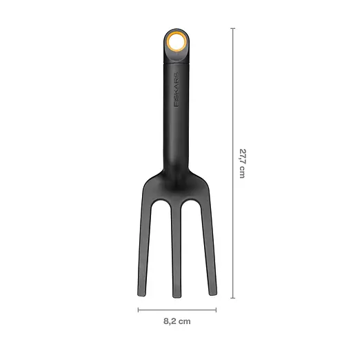 Вилка садовая Fiskars Solid 8 см, три зуба, 1000696 (1072103) - фото 3