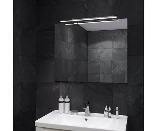 Дзеркало Sanwerk Сімплі "Мініма" 80x65 зі світильником LED "Смарт" PL 60 см (ZS0000347) - фото 1