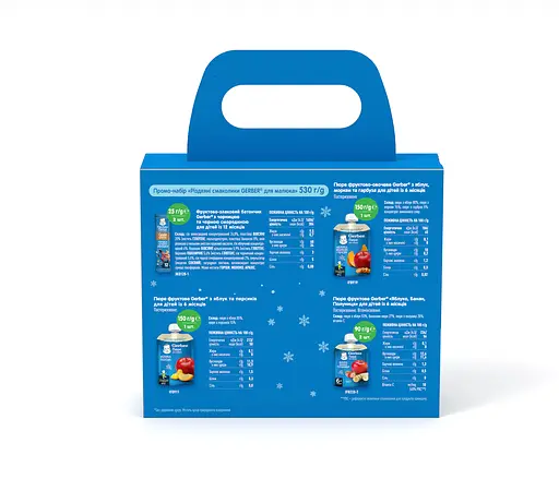 Уцінка. Промо-набір Gerber Різдвяні смаколики для малюка 530 г - фото 4