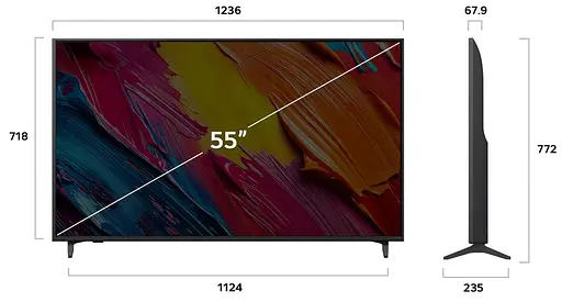 LED-телевизор LG 55QNED70A6A (7122927) - фото 3