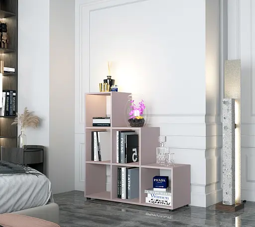 Стеллаж Doros Степь 3х3 Кашемир открытый 102.6х28.8х106.1 (41516163) - фото 2