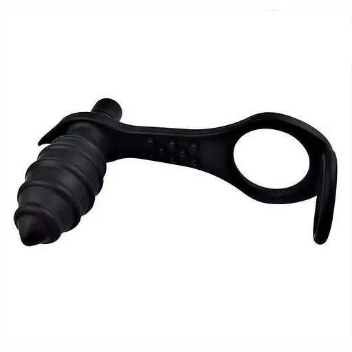 Вібромасажер для анальної стимуляції та масажу простати з 10 режимами Чорний K000696 - фото 4