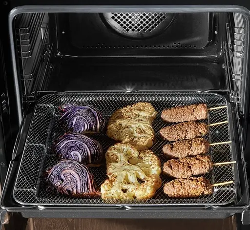 Духовой шкаф электрический Hansa 77 л A+ дисплей конвекция черный - фото 4