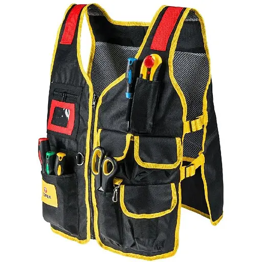 Жилет монтажника TOPEX 7 карманов 79R255 - фото 1