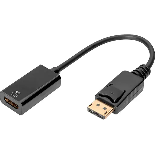 Digitus Адаптер DisplayPort > HDMI (M/F), Ultra HD, активний