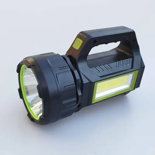 Ліхтар із сонячною панеллю HEL-T95 (LM+COB білий + червоний) + Powerbank + microUSB + (3+4 режими) - фото 6