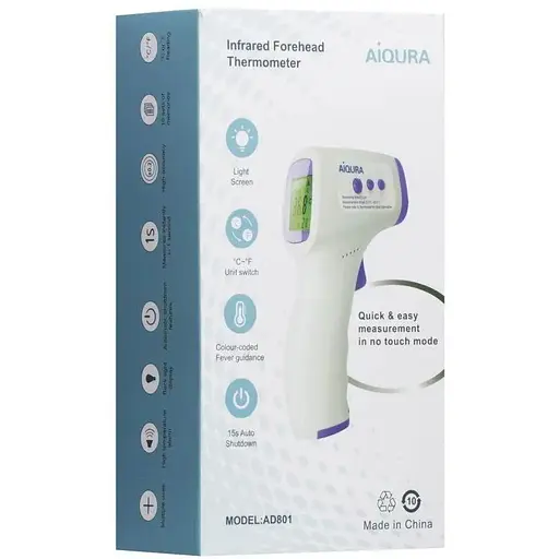 Безконтактний Градусник Aiqua Ad801 - фото 2