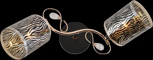 Люстра стельова V XA1517/2 BK+FGD - фото 3