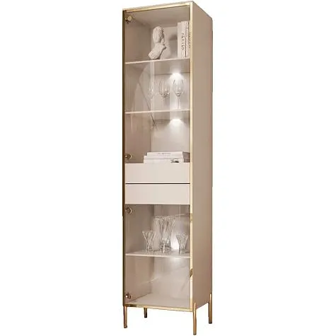 Вітрина підвісна Аврора 2д кашемір