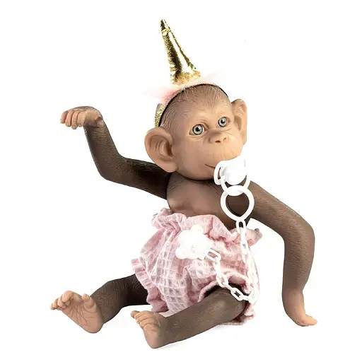 Лялька Munecas De Cuna Мавпочка з обручем 36 см (B36102)