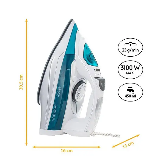 Утюг с паром First FA-5627-4-GN - фото 2