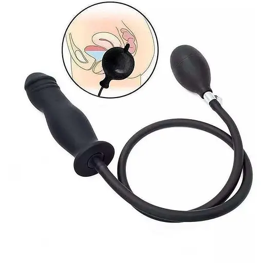 Надувний анальний розширювач Фалос 3,3 см - 5,3 см - фото 3