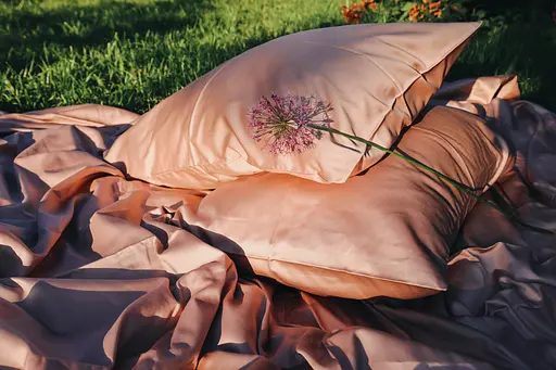 Комплект постельного белья сатин Tea rose розовый - двухспальный - фото 5