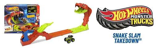 Игровой набор Hot Wheels Monster Trucks Атака змеи (JJN44) - фото 3